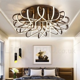 Vogelnest Dimbare Moderne Hedendaagse Aluminium Plafondlamp Kan Ook Als Wandlamp Worden Gebruikt
