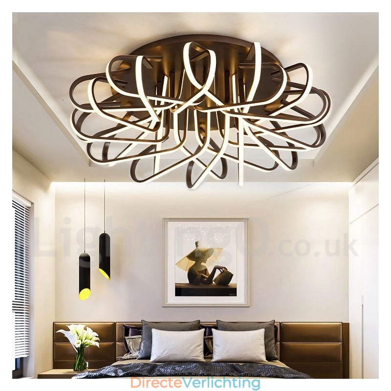Vogelnest Dimbare Moderne Hedendaagse Aluminium Plafondlamp Kan Ook Als Wandlamp Worden Gebruikt
