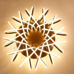 Vogelnest Dimbare Moderne Hedendaagse Aluminium Plafondlamp Kan Ook Als Wandlamp Worden Gebruikt
