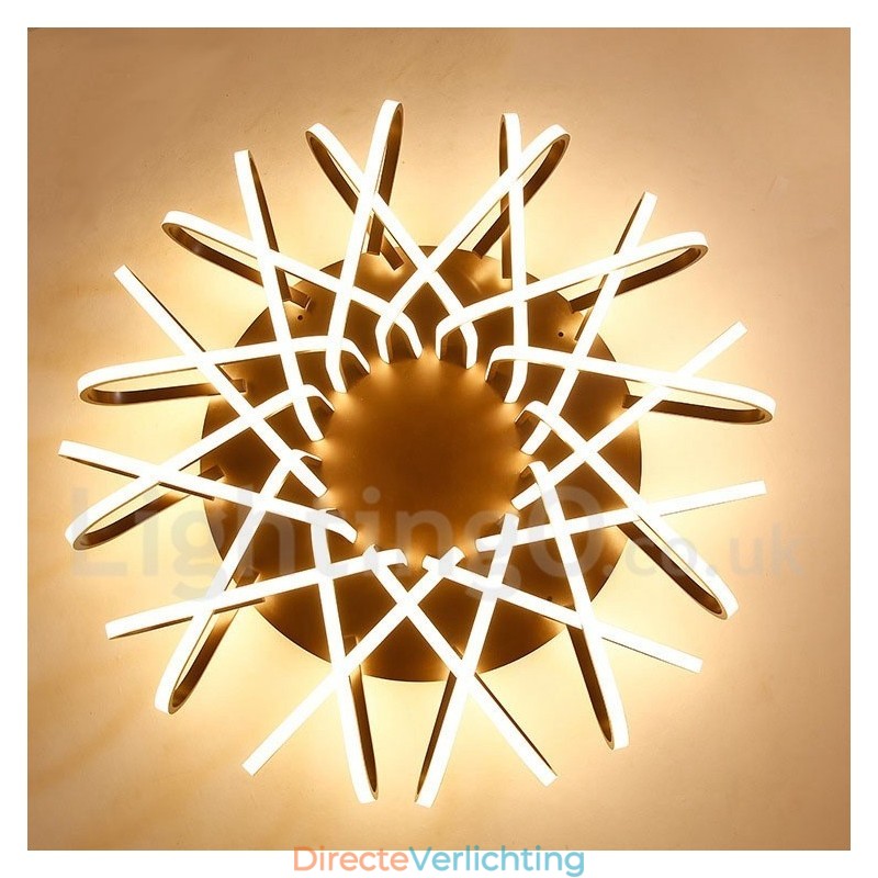Vogelnest Dimbare Moderne Hedendaagse Aluminium Plafondlamp Kan Ook Als Wandlamp Worden Gebruikt