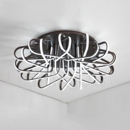 Vogelnest Dimbare Moderne Hedendaagse Aluminium Plafondlamp Kan Ook Als Wandlamp Worden Gebruikt