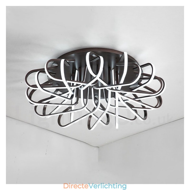 Vogelnest Dimbare Moderne Hedendaagse Aluminium Plafondlamp Kan Ook Als Wandlamp Worden Gebruikt