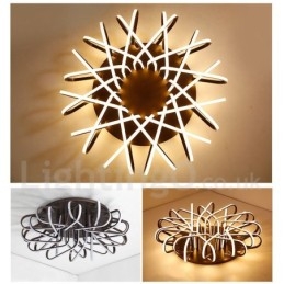 Vogelnest Dimbare Moderne Hedendaagse Aluminium Plafondlamp Kan Ook Als Wandlamp Worden Gebruikt