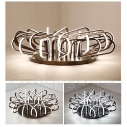 Vogelnest Dimbare Moderne Hedendaagse Aluminium Plafondlamp Kan Ook Als Wandlamp Worden Gebruikt