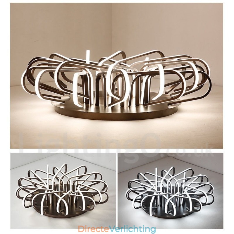 Vogelnest Dimbare Moderne Hedendaagse Aluminium Plafondlamp Kan Ook Als Wandlamp Worden Gebruikt