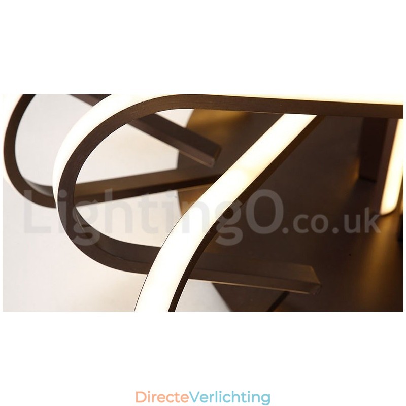 Vogelnest Dimbare Moderne Hedendaagse Aluminium Plafondlamp Kan Ook Als Wandlamp Worden Gebruikt