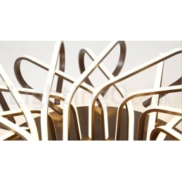 Vogelnest Dimbare Moderne Hedendaagse Aluminium Plafondlamp Kan Ook Als Wandlamp Worden Gebruikt