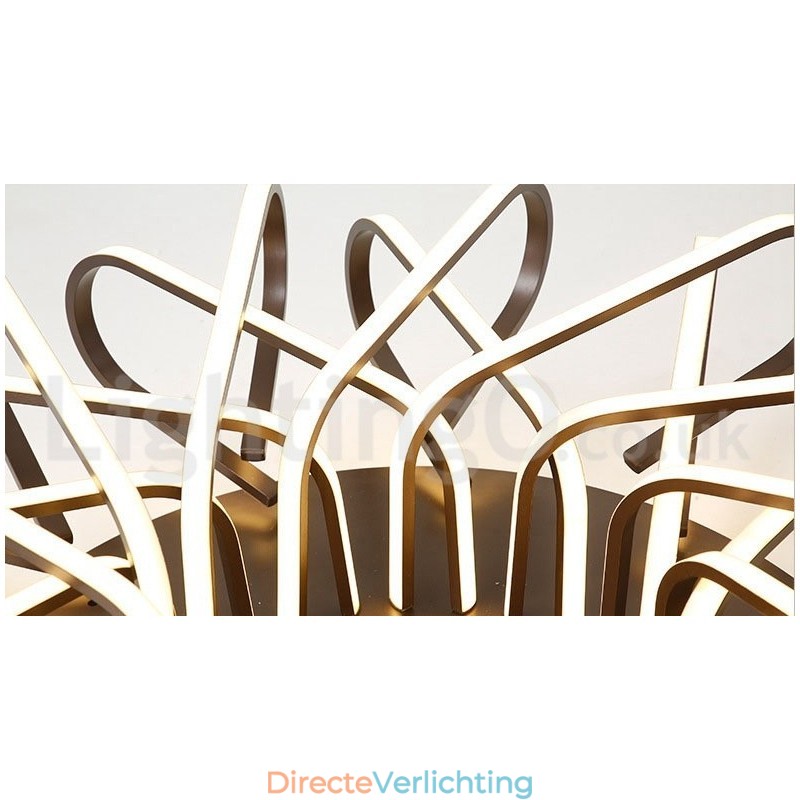 Vogelnest Dimbare Moderne Hedendaagse Aluminium Plafondlamp Kan Ook Als Wandlamp Worden Gebruikt