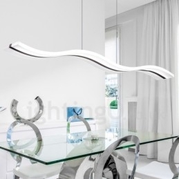 Dimbare lineaire hanglamp met afstandsbediening, modern design
