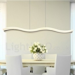 Dimbare lineaire hanglamp met afstandsbediening, modern design