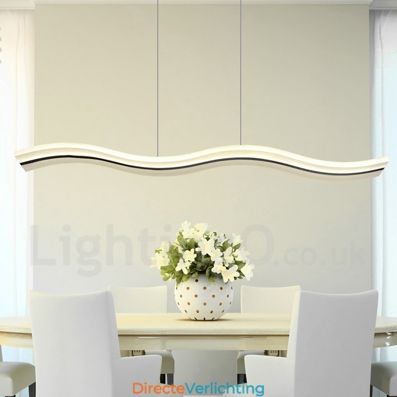 Dimbare lineaire hanglamp met afstandsbediening, modern design