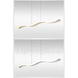 Dimbare lineaire hanglamp met afstandsbediening, modern design