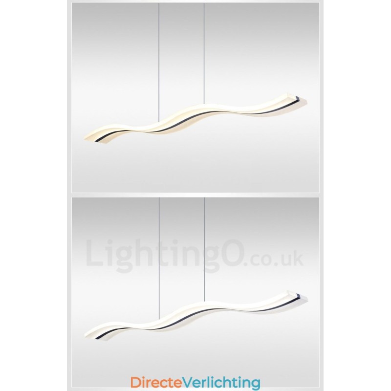 Dimbare lineaire hanglamp met afstandsbediening, modern design