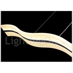 Dimbare lineaire hanglamp met afstandsbediening, modern design