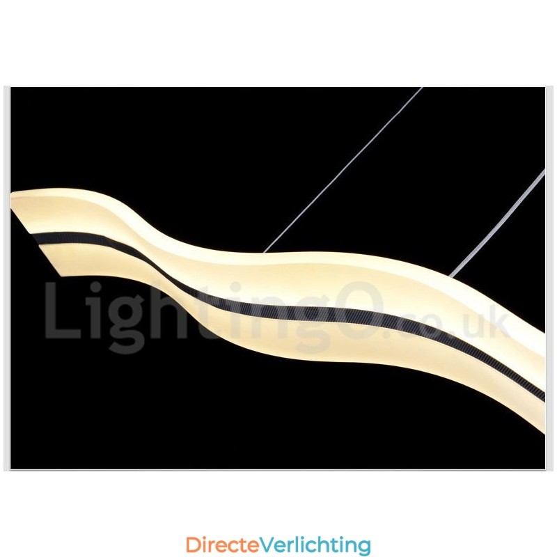 Dimbare lineaire hanglamp met afstandsbediening, modern design