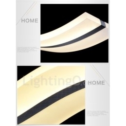 Dimbare lineaire hanglamp met afstandsbediening, modern design