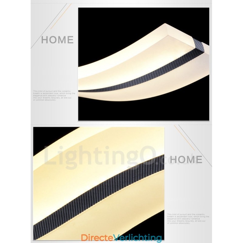 Dimbare lineaire hanglamp met afstandsbediening, modern design