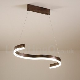 Dimbare lineaire hanglamp met afstandsbediening, modern design