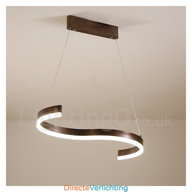 Dimbare lineaire hanglamp met afstandsbediening, modern design