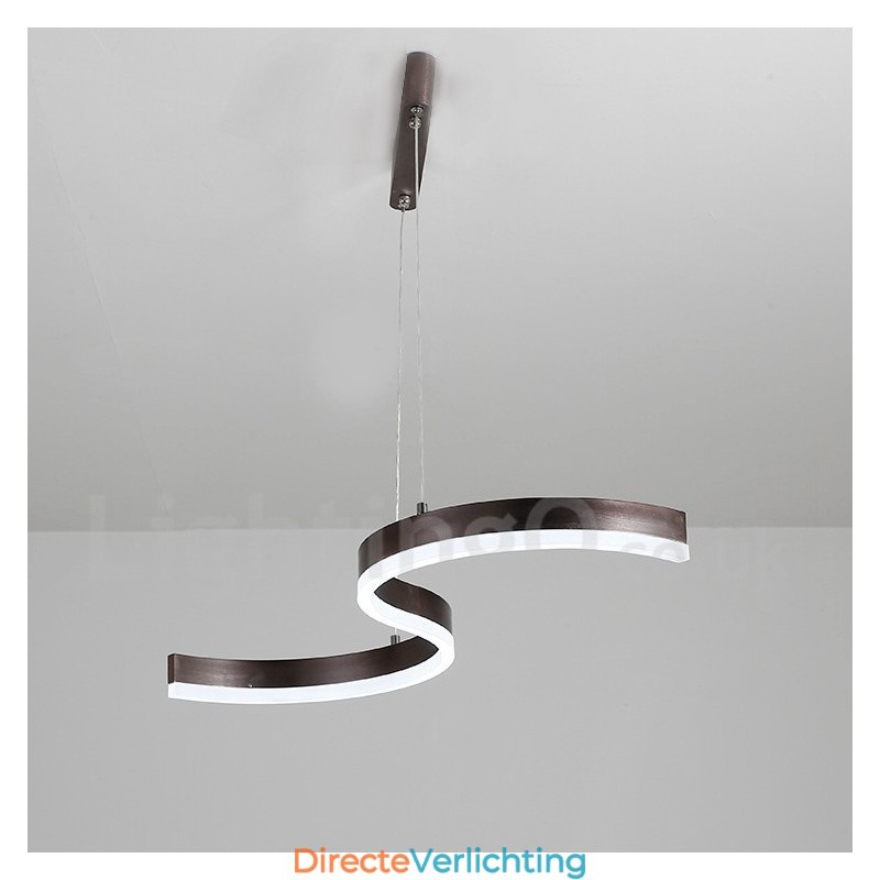 Dimbare lineaire hanglamp met afstandsbediening, modern design