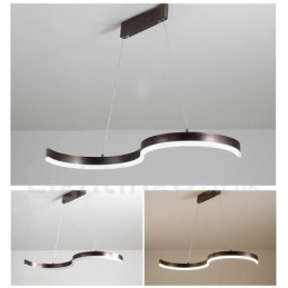 Dimbare lineaire hanglamp met afstandsbediening, modern design