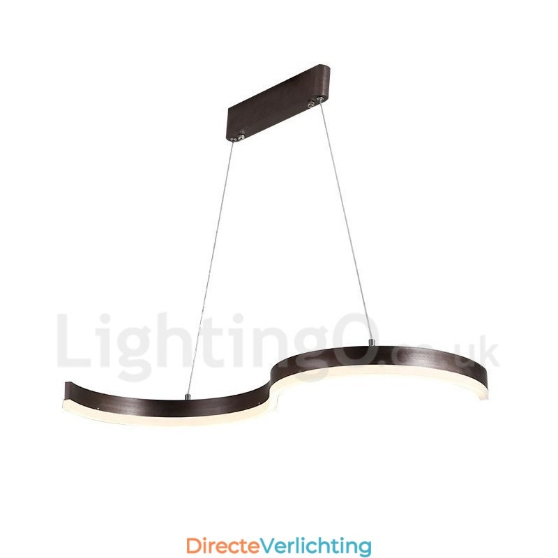 Dimbare lineaire hanglamp met afstandsbediening, modern design