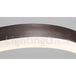 Dimbare lineaire hanglamp met afstandsbediening, modern design