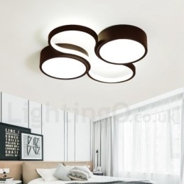 Dimbare moderne eigentijdse aluminium plafondlamp, inbouwlamp voor woonkamer/slaapkamer, kan ook als wandlamp worden gebruikt