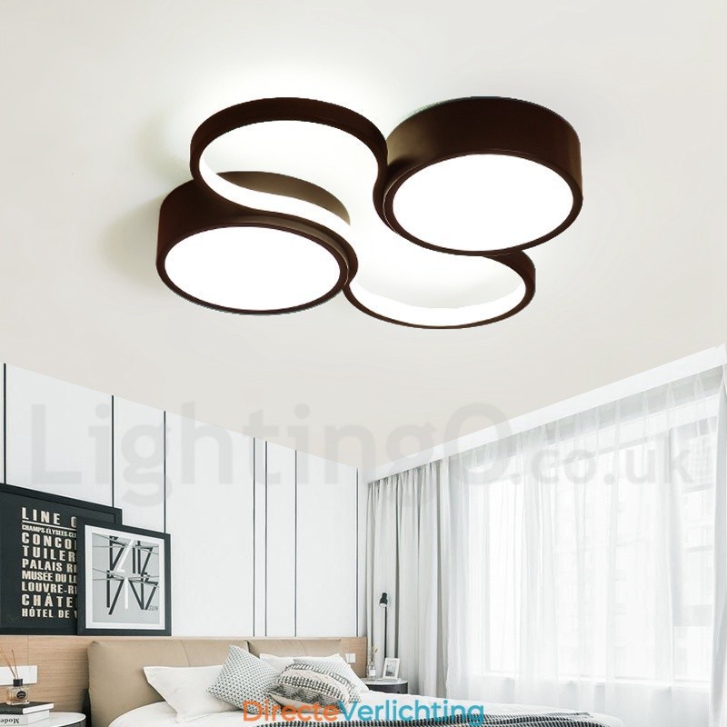 Dimbare moderne eigentijdse aluminium plafondlamp, inbouwlamp voor woonkamer/slaapkamer, kan ook als wandlamp worden gebruikt