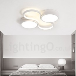 Dimbare moderne eigentijdse aluminium plafondlamp, inbouwlamp voor woonkamer/slaapkamer, kan ook als wandlamp worden gebruikt