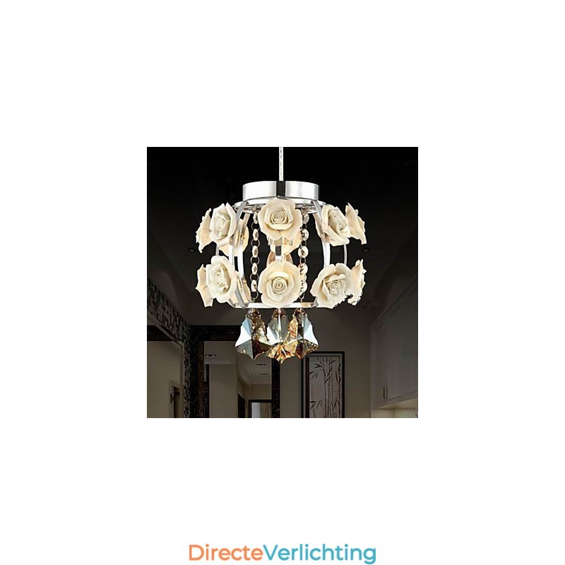 Kroonluchter Kristal Modern Hedendaags Lantaarn Metaal 1 Licht