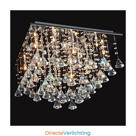 Traditionele klassieke kristallen chromen metalen kroonluchter Traditionele klassieke kristallen chromen metalen kroonluchter