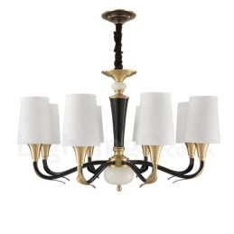 Puur messing luxe rustieke retro vintage messing stenen hanger kaars kroonluchter met glazen kappen