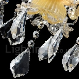 Kristal Luxe Moderne Hedendaagse Hangende Kaars Kroonluchter