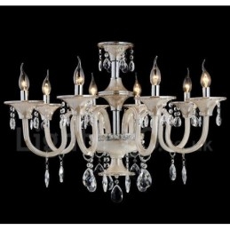 Kristal Luxe Moderne Hedendaagse Hangende Kaars Kroonluchter