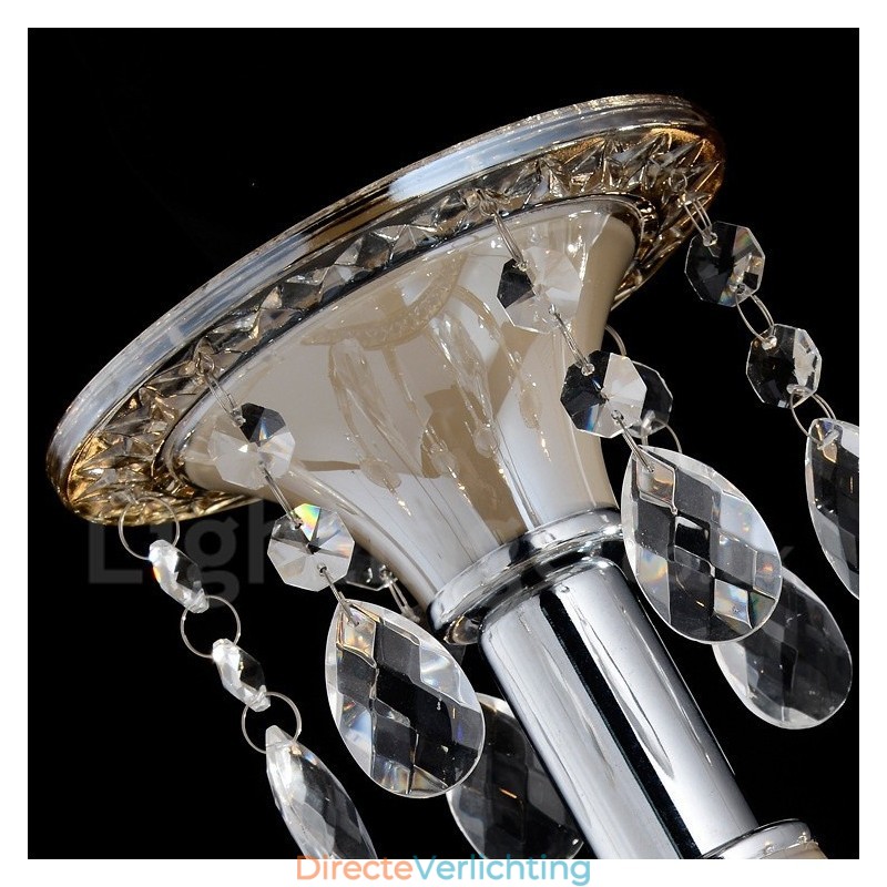 Kristal Luxe Moderne Hedendaagse Hangende Kaars Kroonluchter