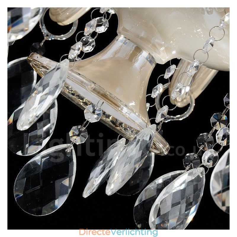 Kristal Luxe Moderne Hedendaagse Hangende Kaars Kroonluchter