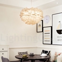 Multi Colours Feather Kroonluchter Moderne Hedendaagse Hanglamp