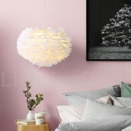 Multi Colours Feather Kroonluchter Moderne Hedendaagse Hanglamp