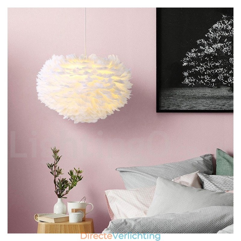 Multi Colours Feather Kroonluchter Moderne Hedendaagse Hanglamp
