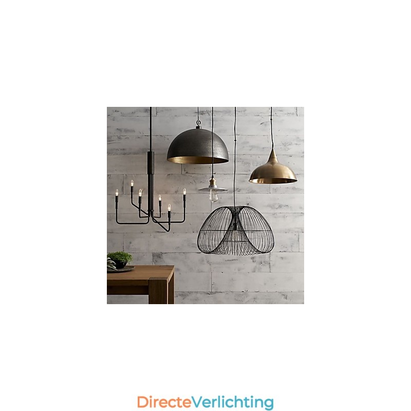 Landelijke schilderij metalen kroonluchter