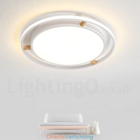 Dimbare Macaron Ultradunne Multi Colours Houten Ronde Plafondlamp met Acryl Kap Plafondlamp Scandinavische Stijl Dimbare Macaron Ultradunne Multi Colours Houten Ronde Plafondlamp met Acryl Kap Plafondlamp Scandinavische Stijl