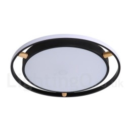 Dimbare Macaron Ultradunne Multi Colours Houten Ronde Plafondlamp met Acryl Kap Plafondlamp Scandinavische Stijl