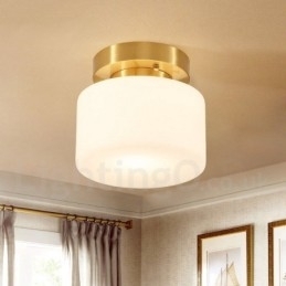 Retro Vintage Plafondlamp met Kap