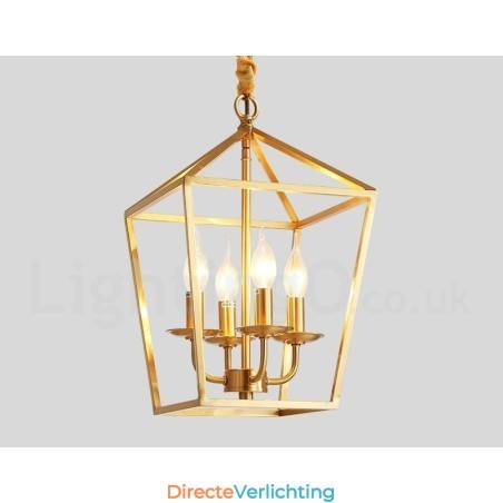 Puur messing rustieke lodge hanglamp in Scandinavische stijl Puur messing rustieke lodge hanglamp in Scandinavische stijl