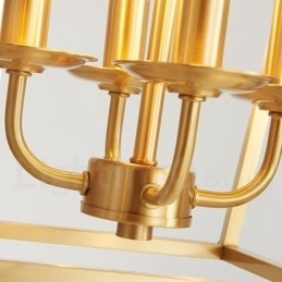 Puur messing rustieke lodge hanglamp in Scandinavische stijl