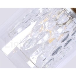 Puur messing rustieke lodge hanglamp in Scandinavische stijl met glazen kap