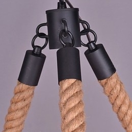 Vintage touw hanglamp loft creatieve industriële lamp Amerikaanse stijl decoratie