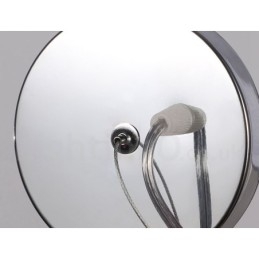 Aluminium kwastjes kroonluchter design hanglamp zilverkleur