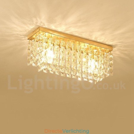 Puur messing rustieke lodge Scandinavische stijl plafondlampen met kristallen Puur messing rustieke lodge Scandinavische stijl plafondlampen met kristallen
